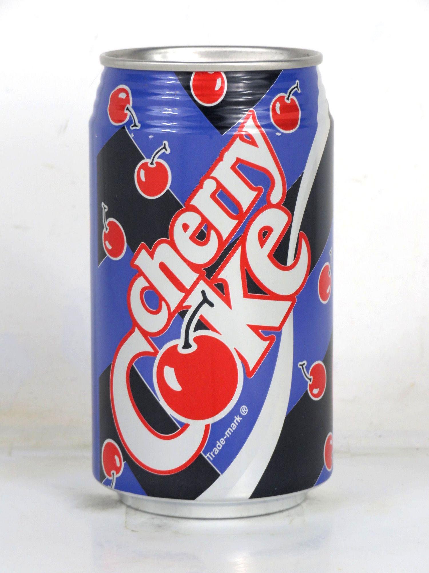 A can of Cherry Coke from the early 1990s